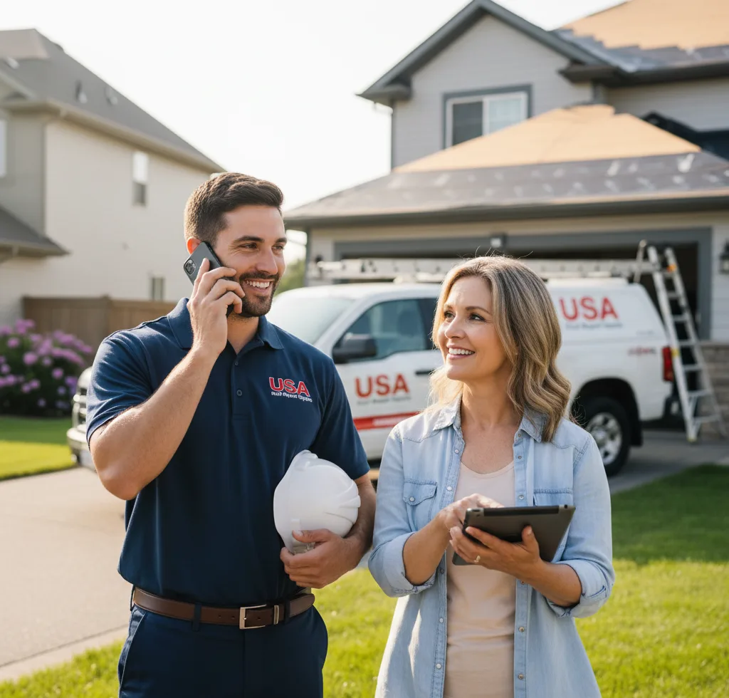 USA Roof Repair Experts customer support in Kewaunee